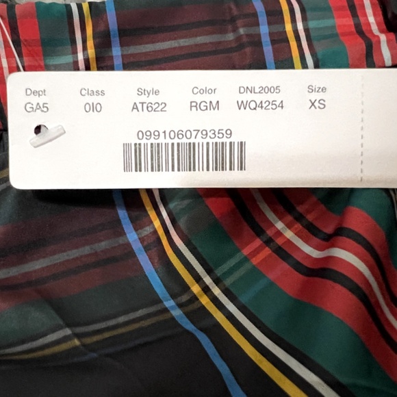 RARE NWT J. Crew Tiered Maxi Skirt in Black Stewart Tartan Taffeta - Size XS - Picture 15 of 15